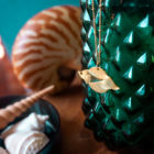 Sautoir poisson voile finition Or avec coquillages et nautile - Les Naturalistes bijoux