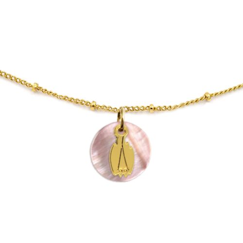 Collier Nacre et chauve-souris