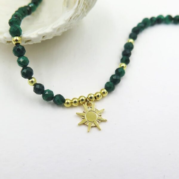 Symbiose minérale : malachite