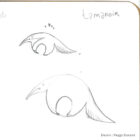Dessins préparatoire du modèle de bijou Kiwi Les Naturalistes