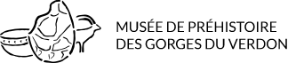 Logo du musée de Préhistoire des gorges du Verdon horizontal