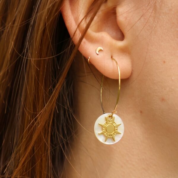 Boucles d'oreilles à composer